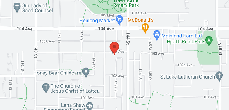map of 4 14338 103 AVENUE